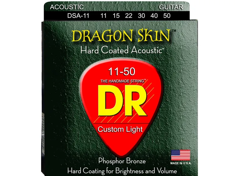DR Strings DSA11 Dragon Skin (011-050) Lite - Medium 